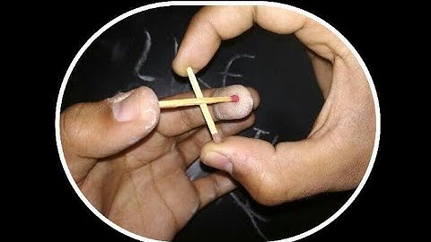 Penetrating match stick revealed Tutorial-2 minute crafts