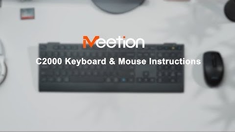 Keyboard and mouse Taobao C2000 operation #tutorial  #meetion #keyboard #mouse #combo