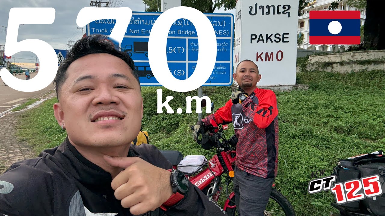 ភ្នំពេញ-ហ្លួងព្រះបាង 🇱🇦 | ជិះ 570 គីឡូម៉ែត្រឆ្លងព្រំដែនទៅទីក្រុងប៉ាកសេ |  Day1, LaosSeries