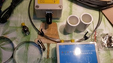 K180WLA 100 kHz to 180 MHz loop antenna has arrived unboxing