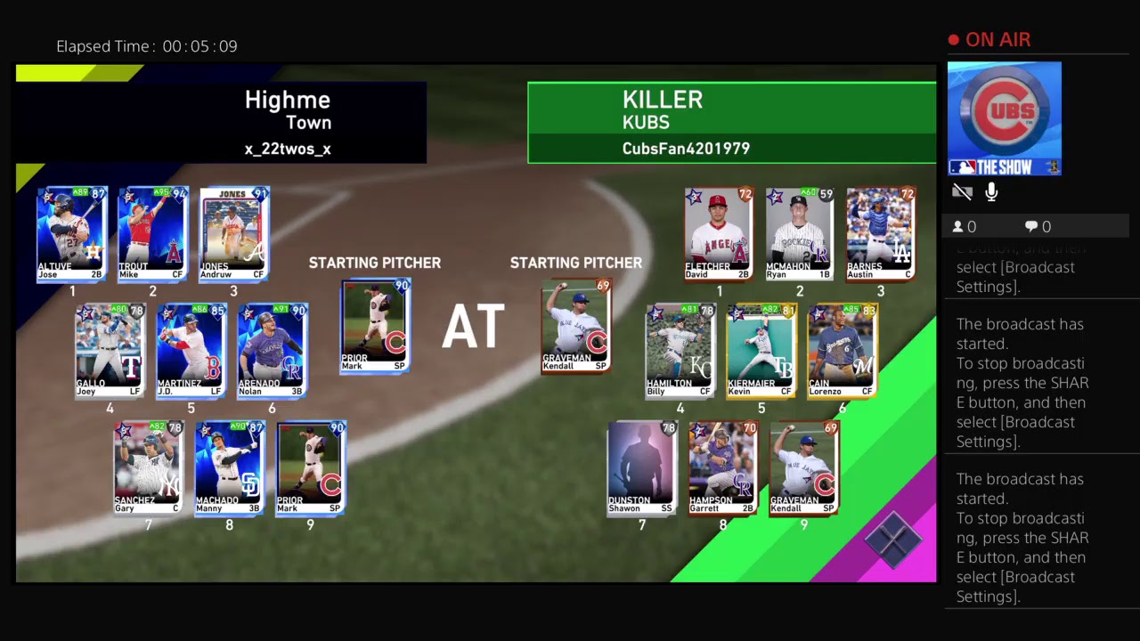 CubsFan4201979's CAP SS ONLINE GRIND