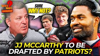 WHY NOT WEDNESDAY: JJ McCarthy Drafted by New England? | The Lombardi Line - APRIL 17, 2024