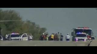 Fort Hood Shooting Casualty Being Taken Away Via Ambulance