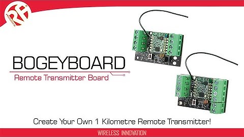 An RF Solution for creating your own Transmitter using BOGEYBOARD | Remote Controls