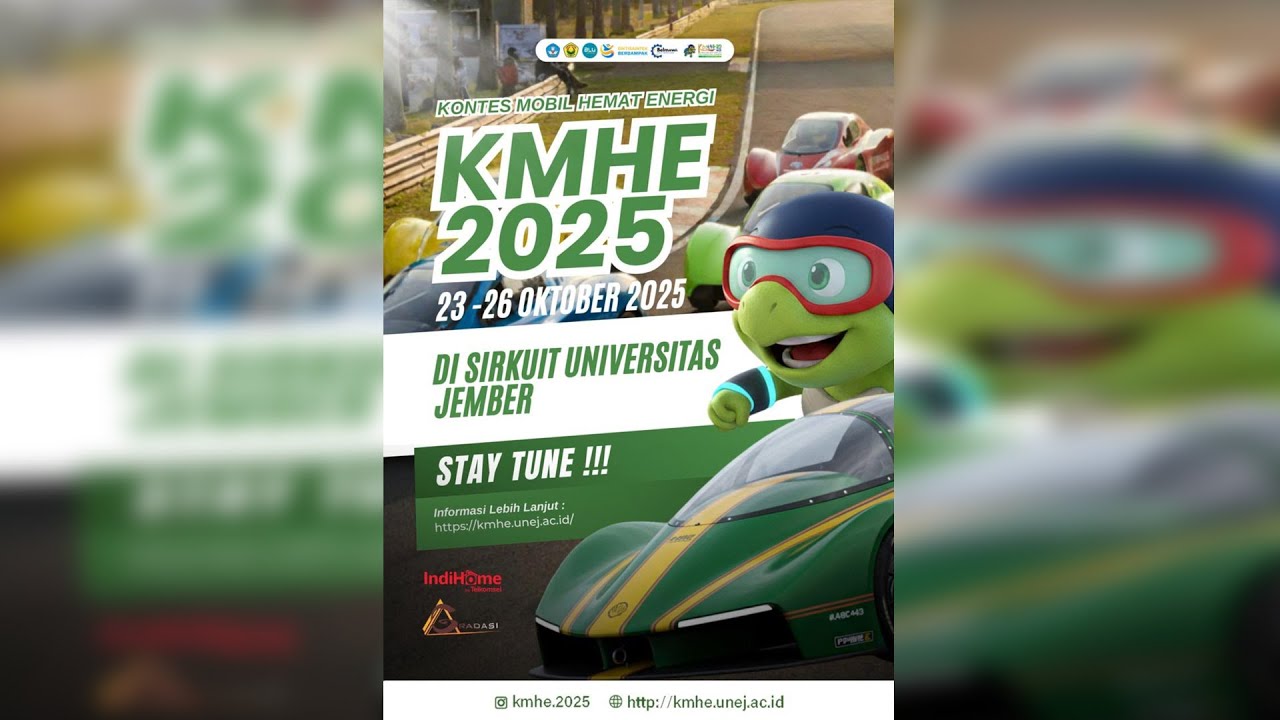 Kontes Mobil Hemat Energi 2025, Universitas Jember, 23 - 26 Oktober 2025