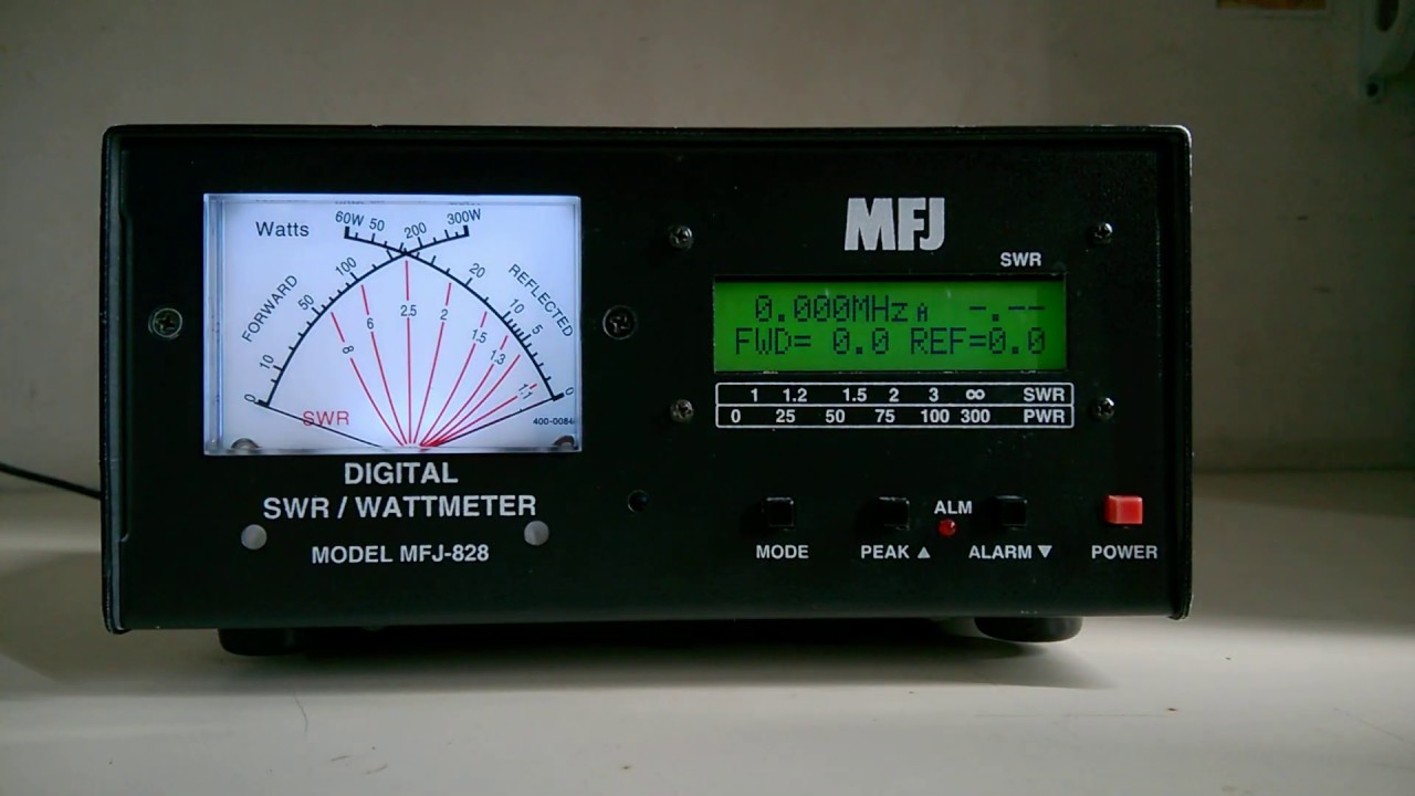 MFJ-828 DIGITAL SWR WATTMETER "WATTÍMETRO FREQUENCÍMETRO E MEDIDOR DE ROE"