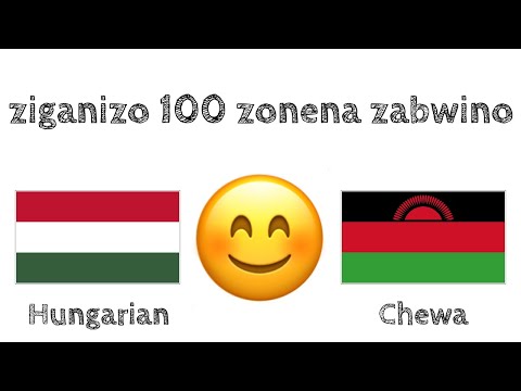 ziganizo 100 zonena zabwino + mau  oyamikila - ChiHungary + Chichewa - (Mbadwa ya chiyankhulo)