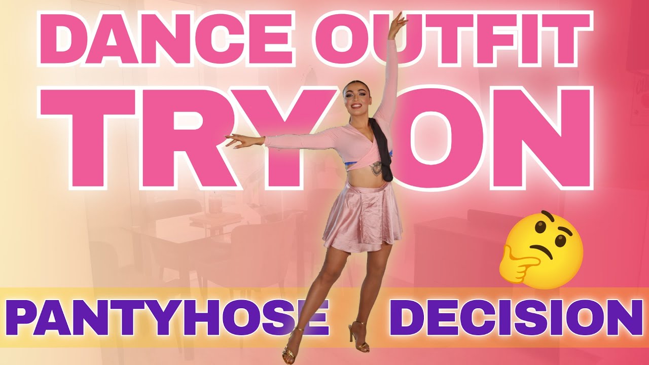 Tan vs Barely Black Pantyhose | Dance Outfit Try On 👀