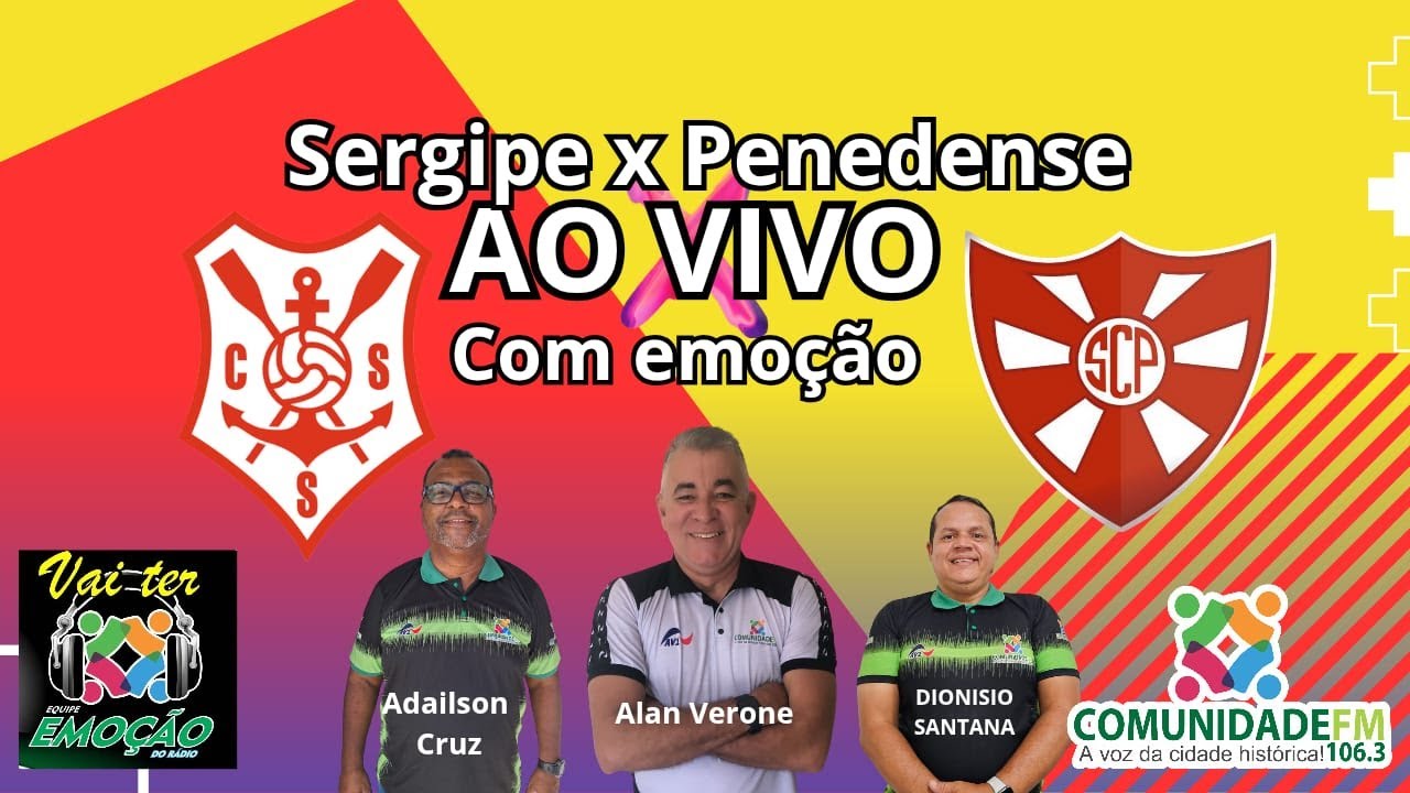 AO VIVO SERGIPE X PENEDENSE-AL - YouTube