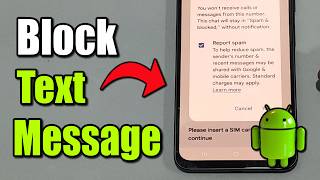 How to Block Test Message & Numbers on Android - Easy Tutorial