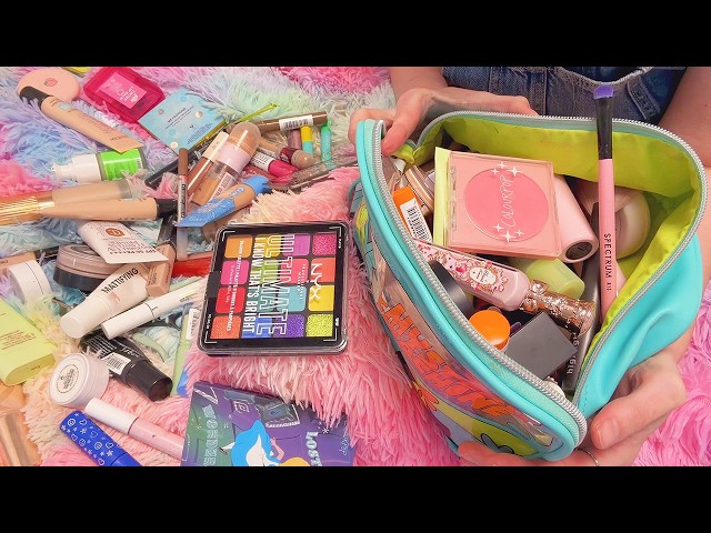 ASMR Organising My Makeup Collection (Whispered, Declutter)