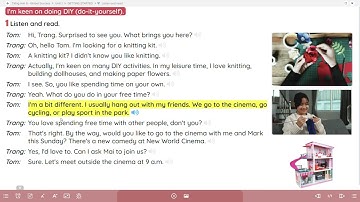 Unit 1: Leisure Time Getting Started