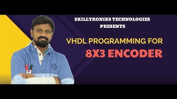 VHDL Programming for Octal to Binary(8x3) Encoder|| DSD-DICA LAB