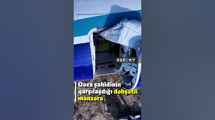 AZAL təyyarəsinin qəza anı: xilasa qaçan qazax hərbçini sarsıdan mənzərə
