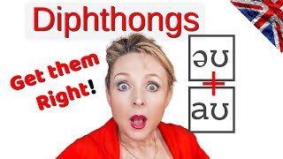 How To Pronounce Diphthongs - Learn British English Rp Accent - Əʊ Aʊ