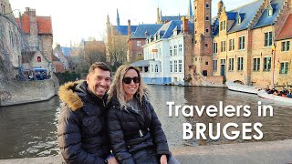 Travelers in Bruges | Belgium | Bruges Travel Vlog