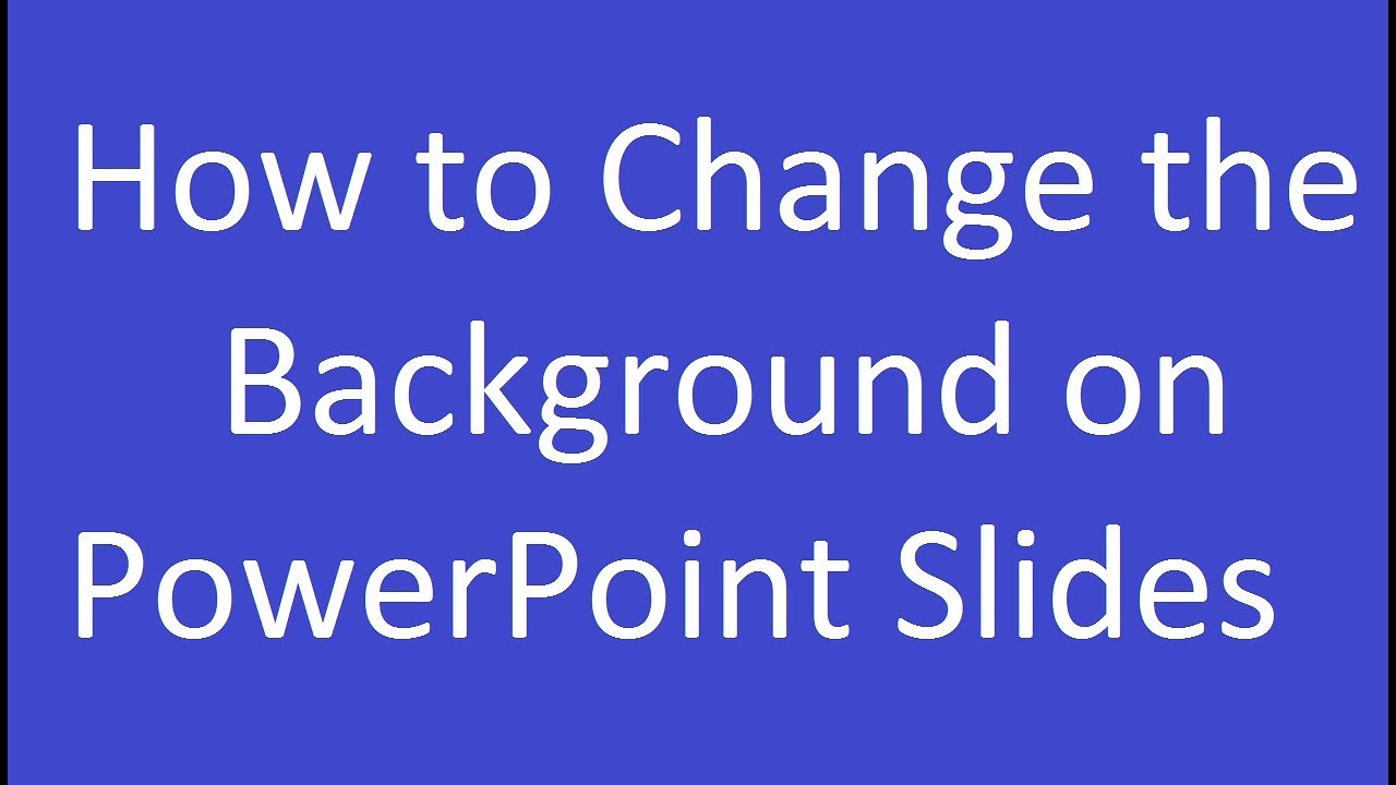 how to change powerpoint background from another presentation