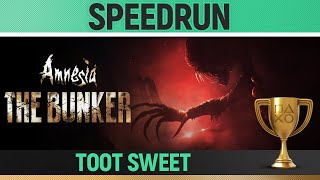 Amnesia: The Bunker - Full Game Speedrun [16:57] - Toot Sweet 🏆 Trophy / Achievement Guide