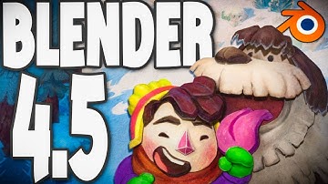 Blender 4.5 is Here - Best New Features Hands-On
