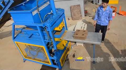 LY2-10 interlocking block machine