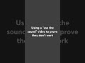 “Use the sound” videos do not work #youtube #sound #usesound
