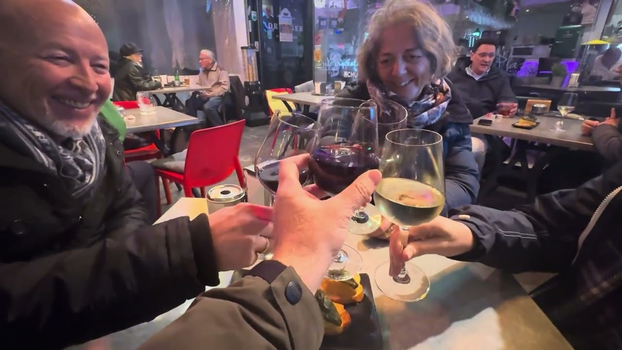 Nerja last night!! Not what we had planned! 