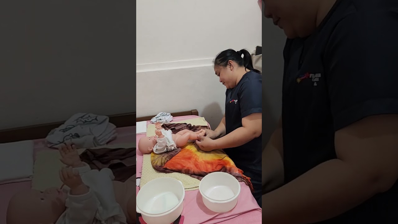 Topping and Tailing a baby