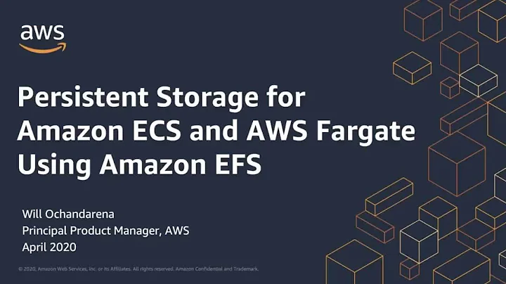 Persistent Storage for Containers with Amazon EFS - AWS Online Tech Talks