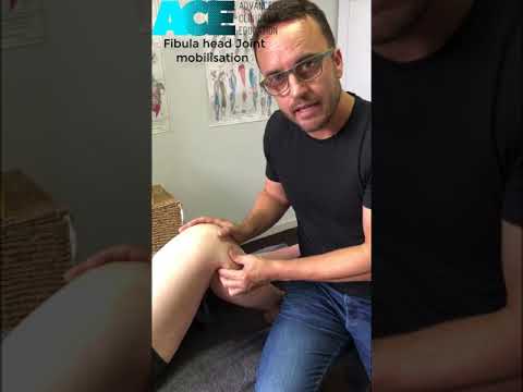 Joint mobilisation of the fibula head