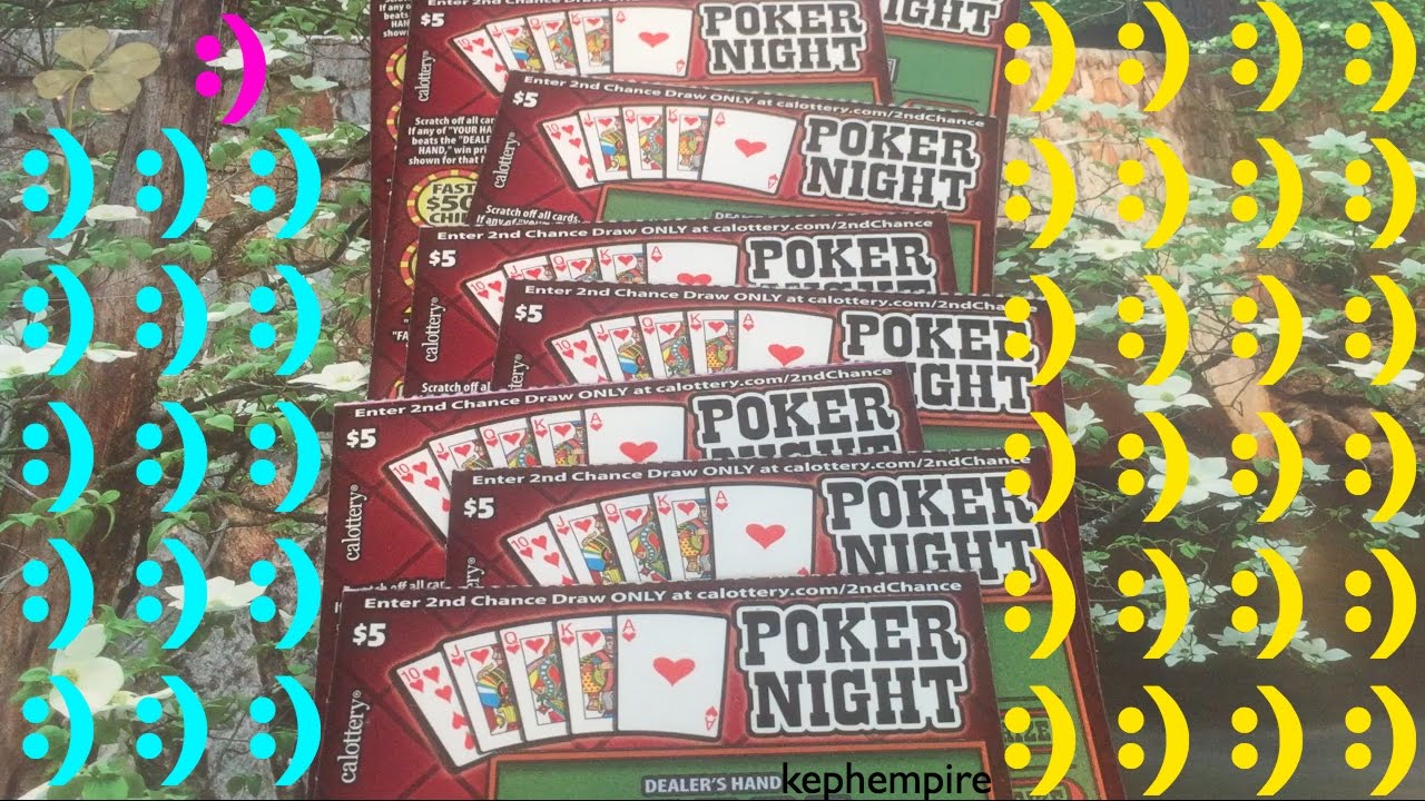 WINNING POKER NIGHT SCRATCHERS! Poker Night 5 California Lottery