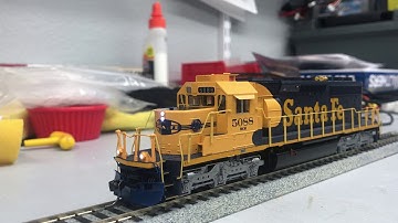 Moreno Mountain Railroad: RailPro Installation SD40-2