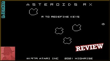 Asteroids RX : Homebrew from 2021 - on the ZX Spectrum 48K !! with Commentary