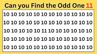 Find The ODD Number And Letter | Find the ODD One Out | Emoji Quiz | Easy, Medium, Hard screenshot 2