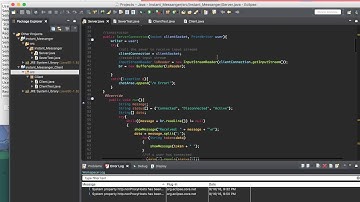 Java Multi threaded IM program