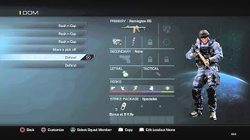 Call Of Duty: Ghosts | MLG Domination Class setup