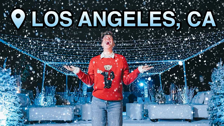 TURNING MY BACKYARD INTO A WINTER WONDERLAND! *sno...