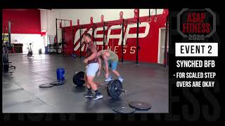 Event Two - Lockdown Throwdown (Day One)