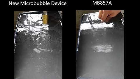 Test Effect of MB857A & New Microbubble Device