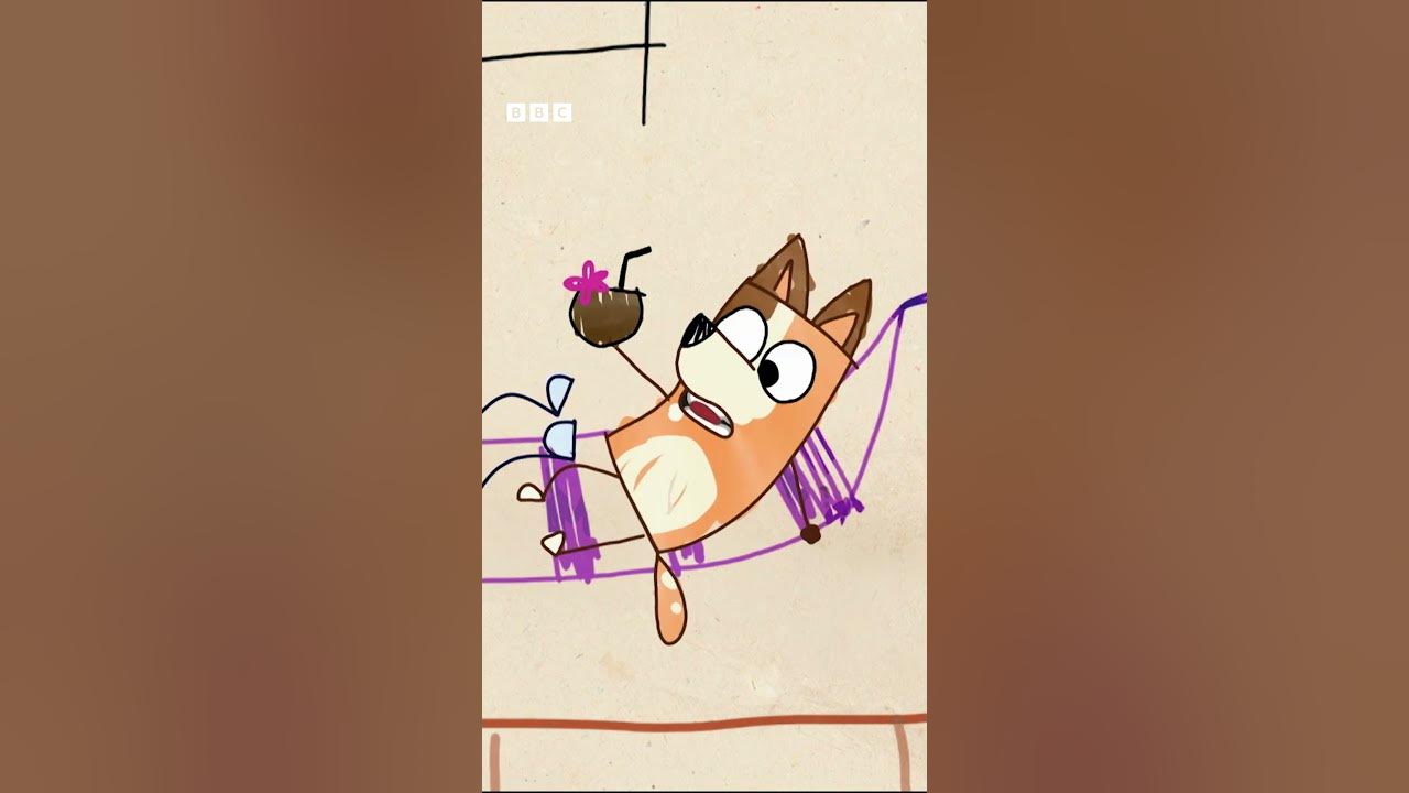 Bluey | Mum and Dad Try to Escape | CBeebies #shorts