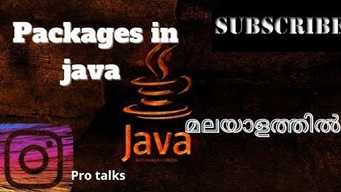 packages and sub-packages in java