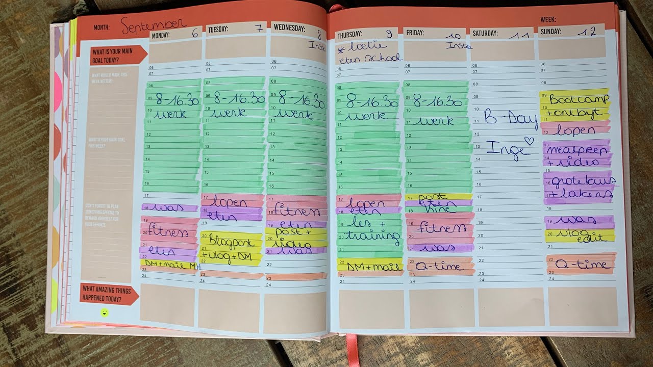 JE GEZONDE LEVENSSTIJL PLANNEN | PLAN WITH ME | HEALTHY LIFESTYLE TIPS