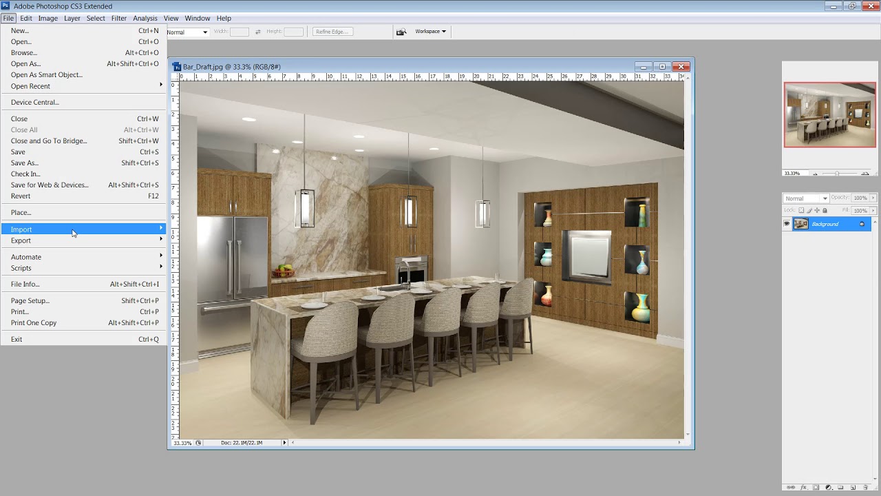 Revit 2019 Rendering Episode 3 Post Rendering Interiors