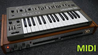 Hohner Automatic Rhythm Player Midi Demo with SH-101 SH-1oh1