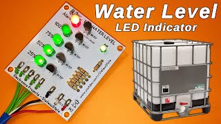 Water Level Indicator with LED - PCB Tutorial