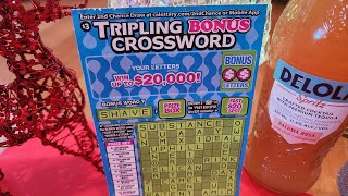 3 Tripling Bonus Crossword Scratcher
