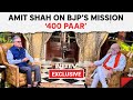 Amit shah interview  400 paar just poll slogan or factbased prediction amit shahs reply