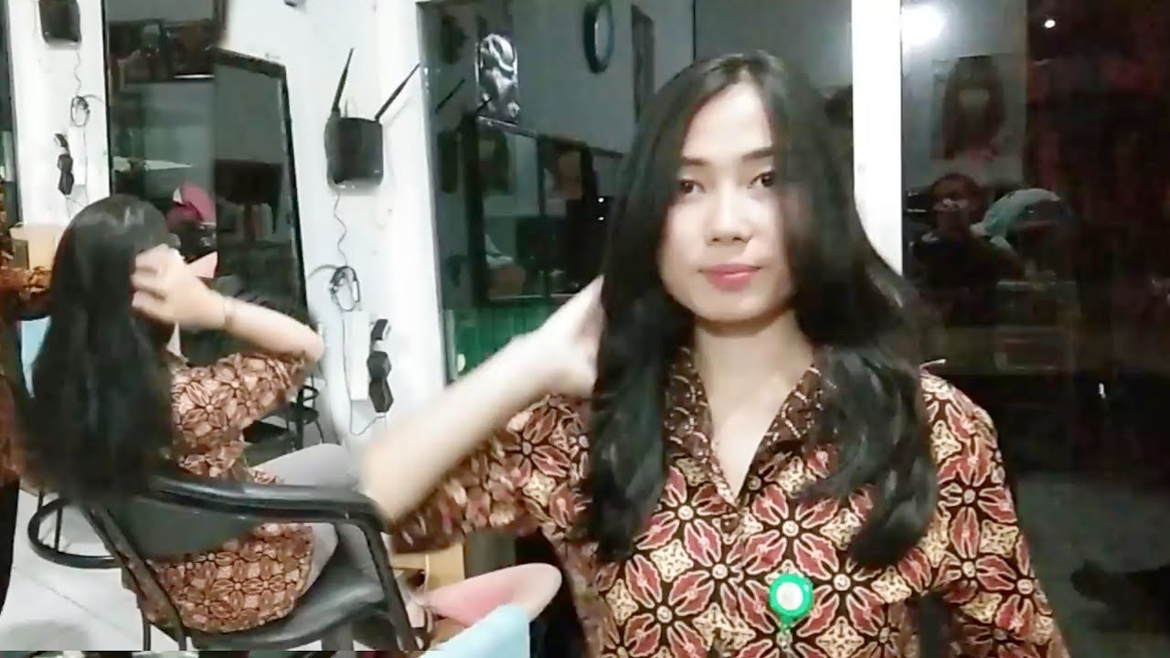  Rambut panjang tebal  dipotong pendek YouTube