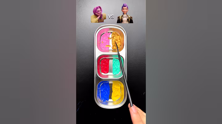 Kpop Demon Hunters Color Mixing #kpopdemonshunters #colormixing #sajaboys