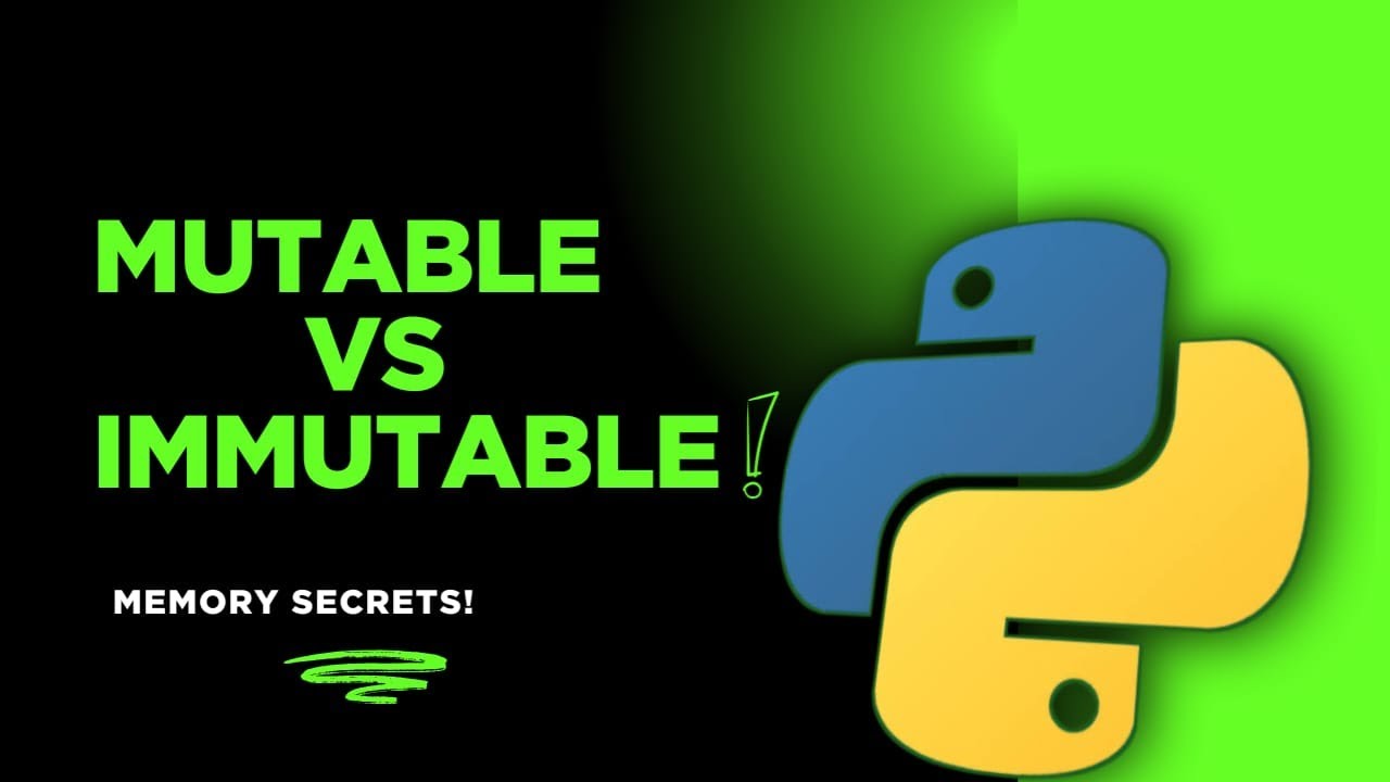 Python Mutable vs Immutable Data Types | Internal Working Explained ...