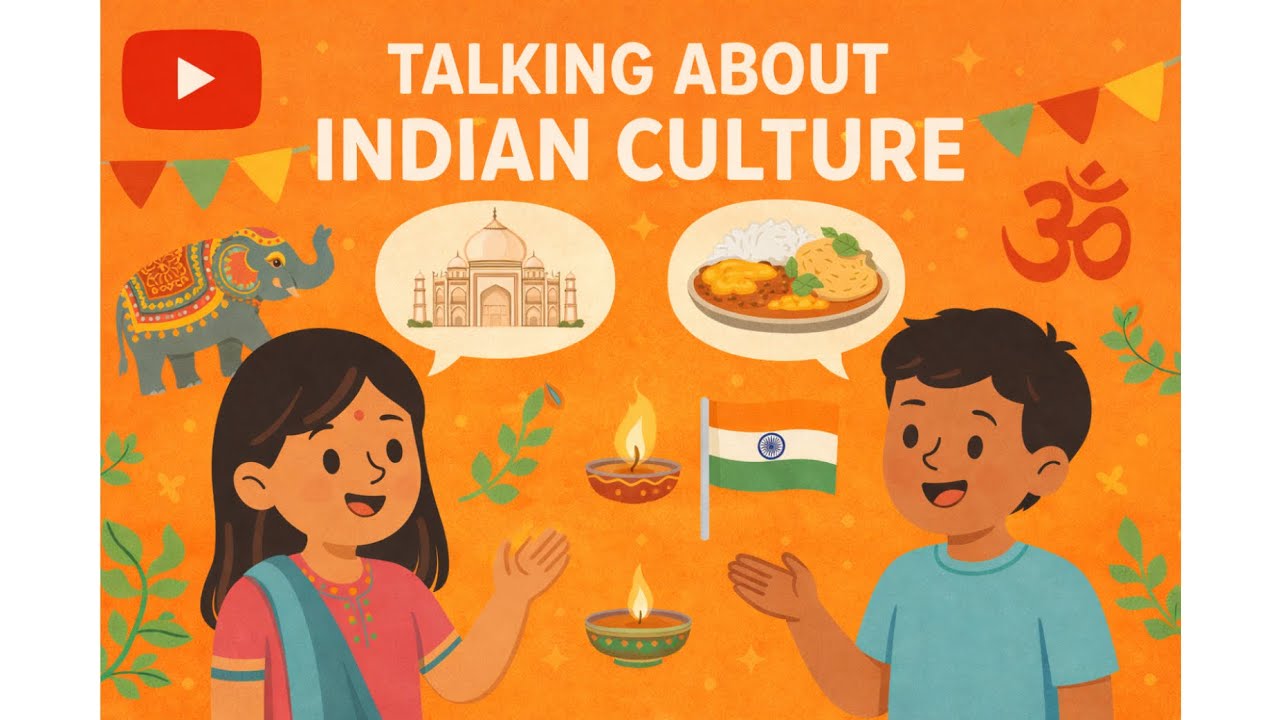 Daily English Conversations | Talking About Indian Culture – Shadowing Exercise –Repeat After Me🇮🇳💬✨